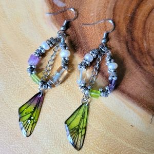 Handmade dangle earrings/Boho style earrings